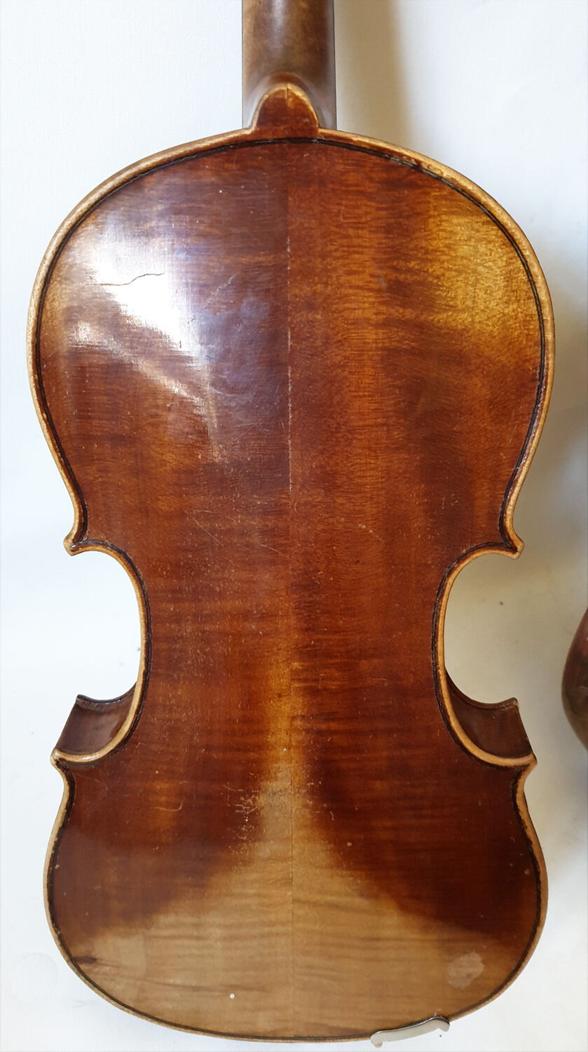 Old violin 4/4 + accessories stanislav plzdni 1920