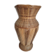 large braided bamboo vase