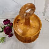 old Scandinavian wooden floor servant