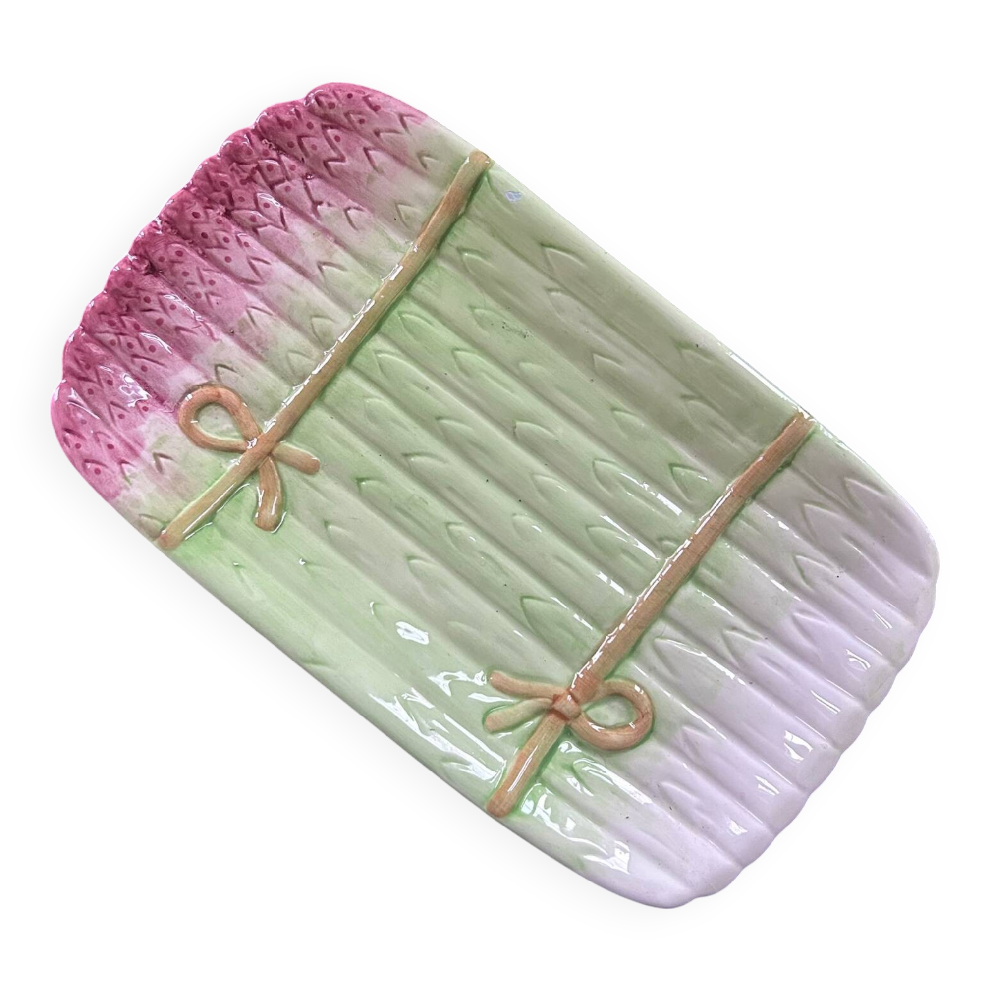 Asparagus in a batter.