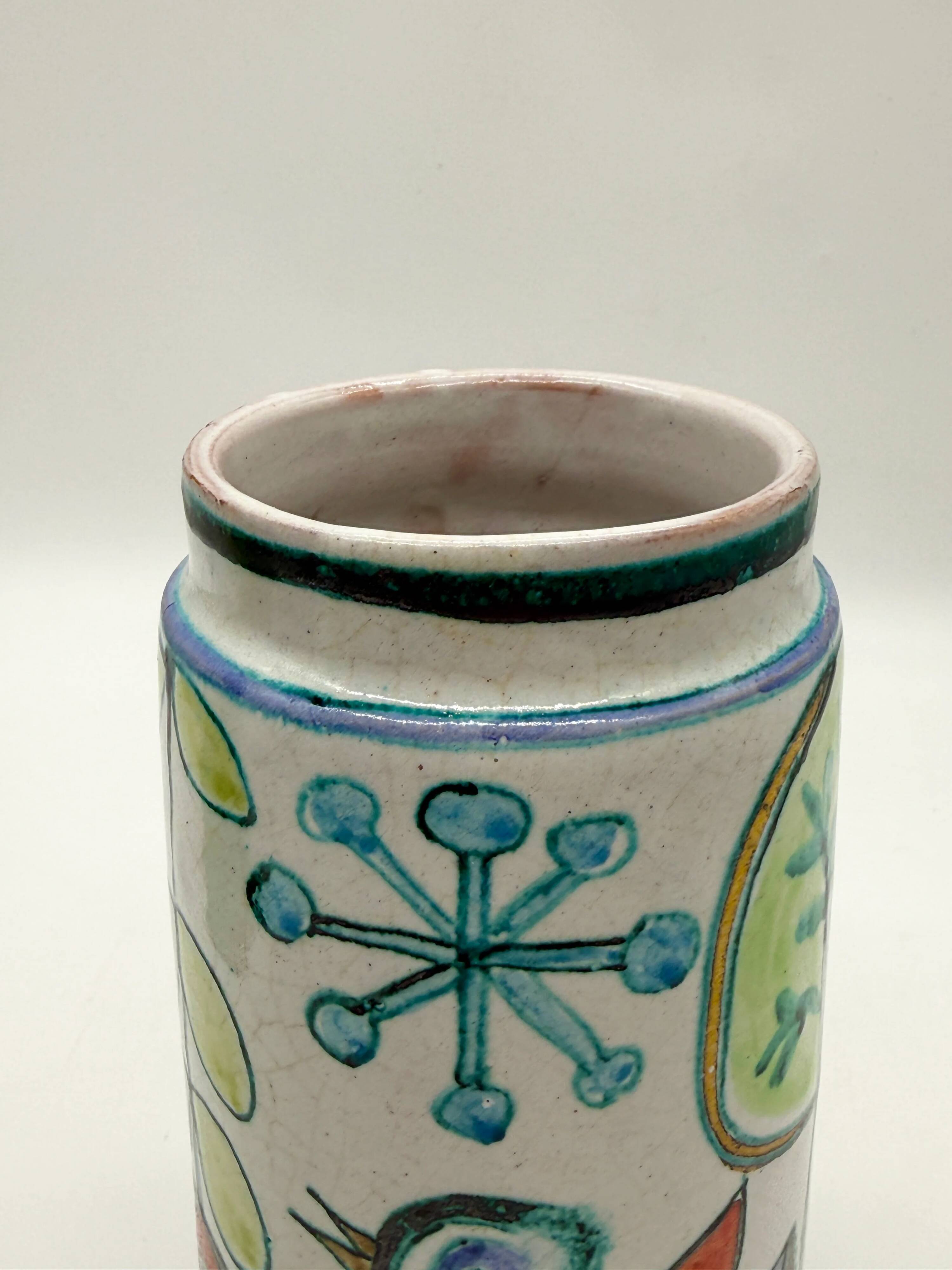 "Jardin" vase in ceramic, Ceramiche Simone, Italy 1960s