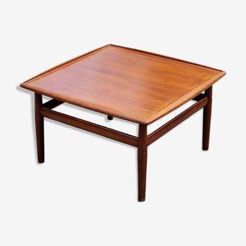 Scandinavian teak coffee table by Grete Jalk from the 70s