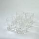 6 cut crystal whiskey glasses