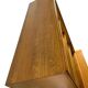 Bibliothèque/vitrine vintage en bois