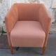 Pair of club style armchairs