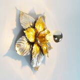 Set of two medium size painted Italian Florentine wall lights
