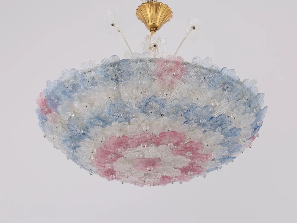 Murano glass floral Barovier & Toso flower chandelier