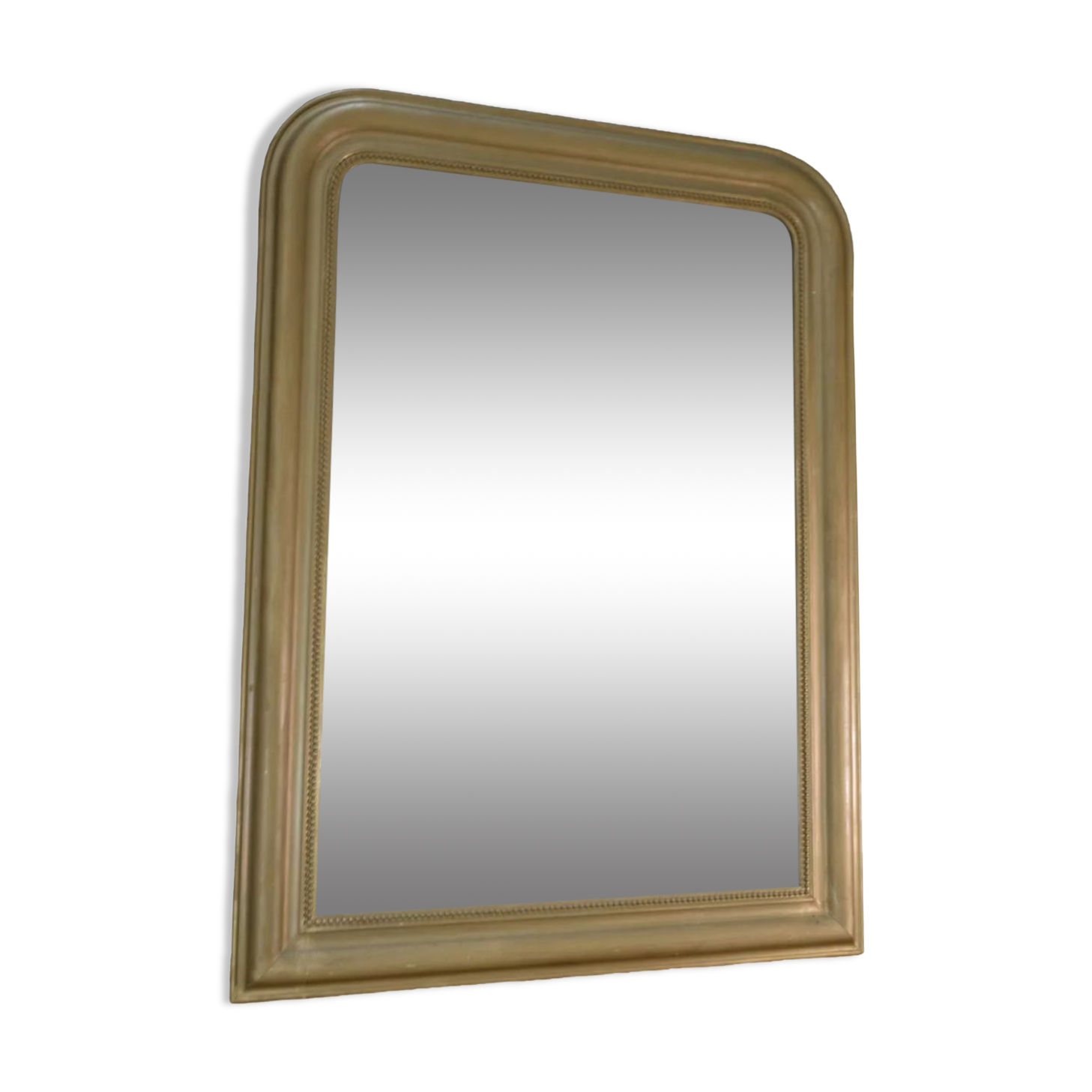 Old mirror in gilded wood 19th