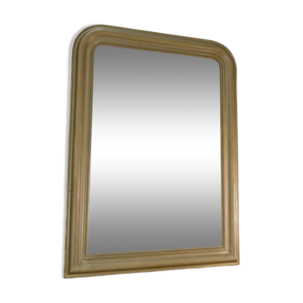 Miroir ancien en bois doré 19éme