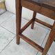 Pair of vintage oak stools