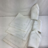 6 Antique embroidered napkins