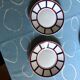Old red blue amatxi plates