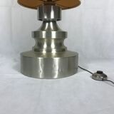 70s aluminum floor lamp