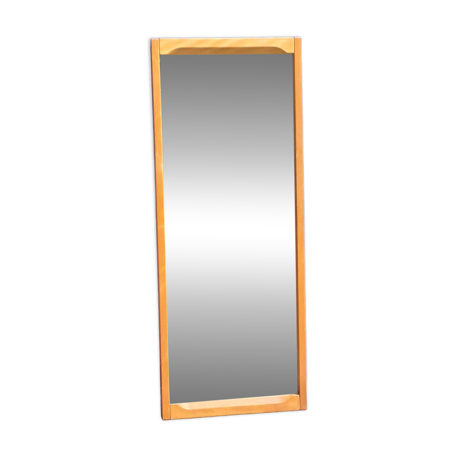 Teak mirror by Aksel Kjersgaard, Vintage Scandinavian 1960s