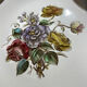 4 vintage plates Villeroy & Boch Mettlach – Bouquet – flowers – Ø 19