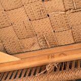 Karl Schrøder Lounge Chair Model 1641 for Fritz Hansen, 1940s Denmark