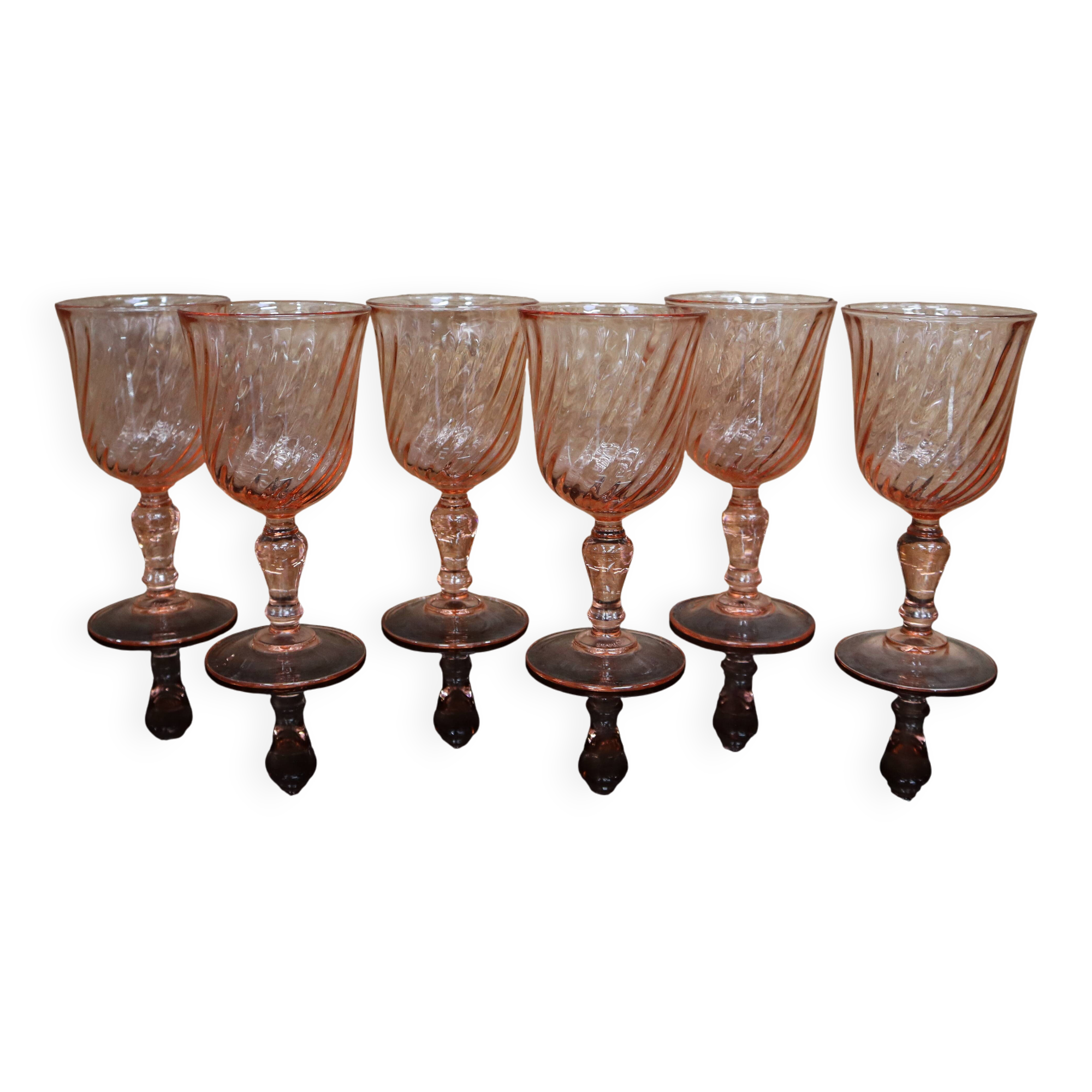 6 Rosaline Luminarc Arcoroc red wine glasses