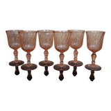 6 Rosaline Luminarc Arcoroc red wine glasses