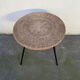 Vintage wicker side table from the 60s