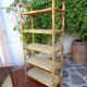 Rattan bookcase shelf 60s