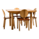 Italian dining room by Gigi Sabadin for Crassevig, set of 5
