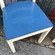 Paire de chaises en bois & formica vintage 1950