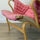 Pernilla Armchair by Bruno Mathsson for DUX – Pink Upholstery, 1970s–1980s