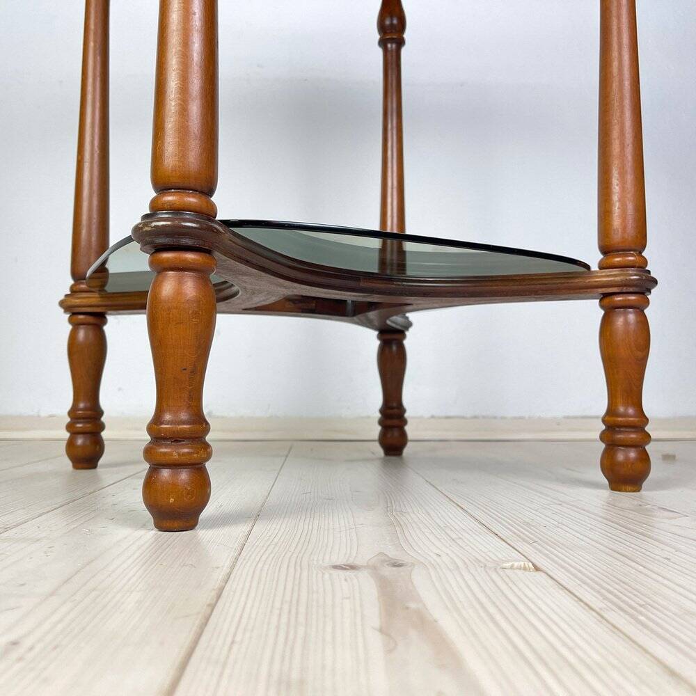 Vintage wooden coffee table, Italy, 1960s