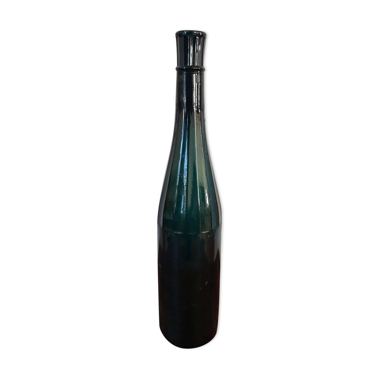 Blue glass bottle