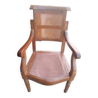 Fauteuil de coiffeur/barbier d'époque des années 20