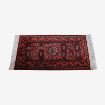 Persian wool fringe rug 154x68cm