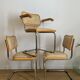 Pair of in beige skaï chairs