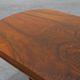 Table basse en placage de noyer Art Déco, Belgique, vers 1920