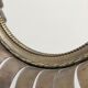 Copper and brass flower mirror by Vinay 60s