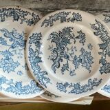 6 flat plates Longwy model Fisme