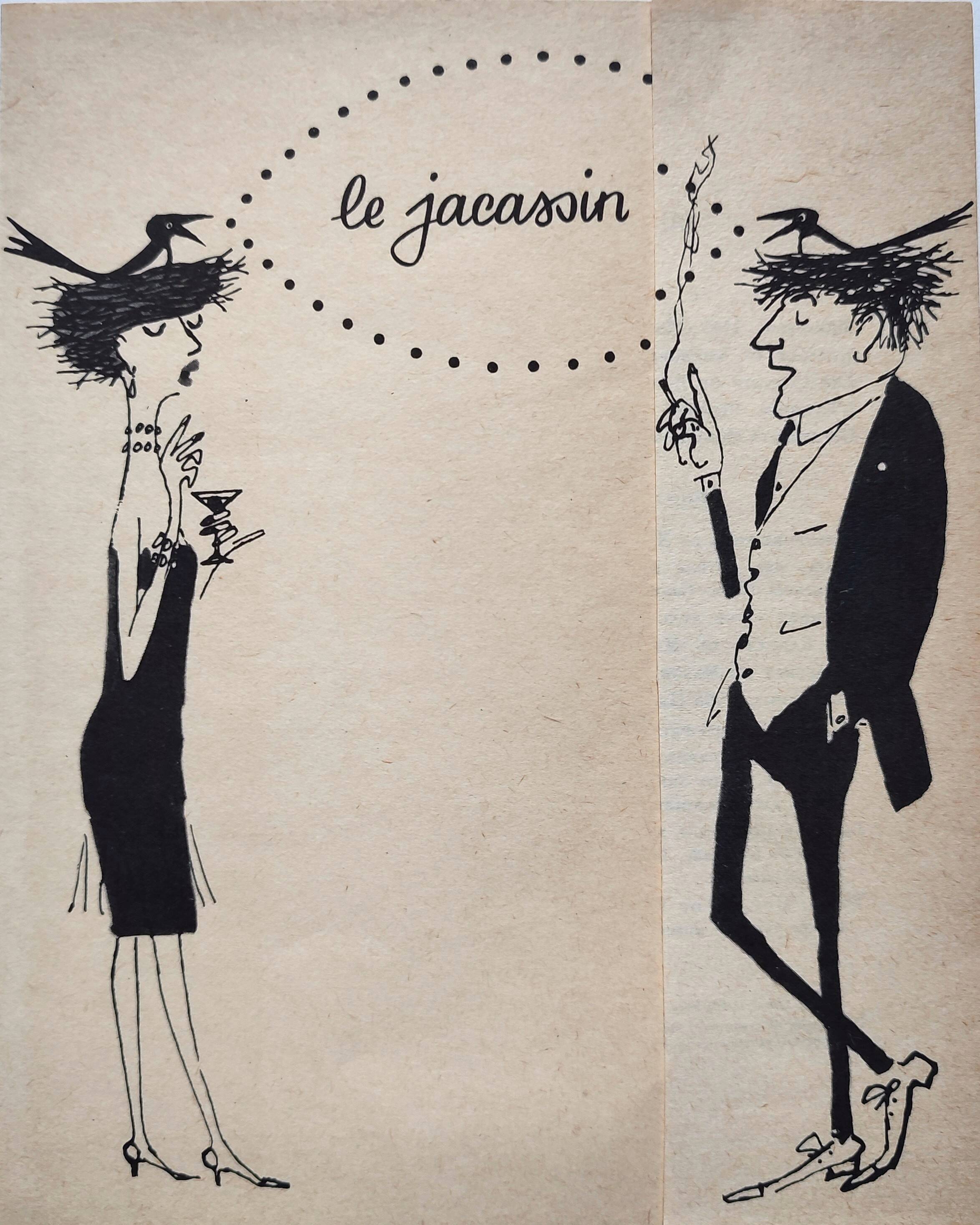 Damaging illustration from 1962 "the jacassin"