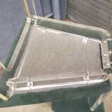 4 Plexiglas Roche and Bobois chairs