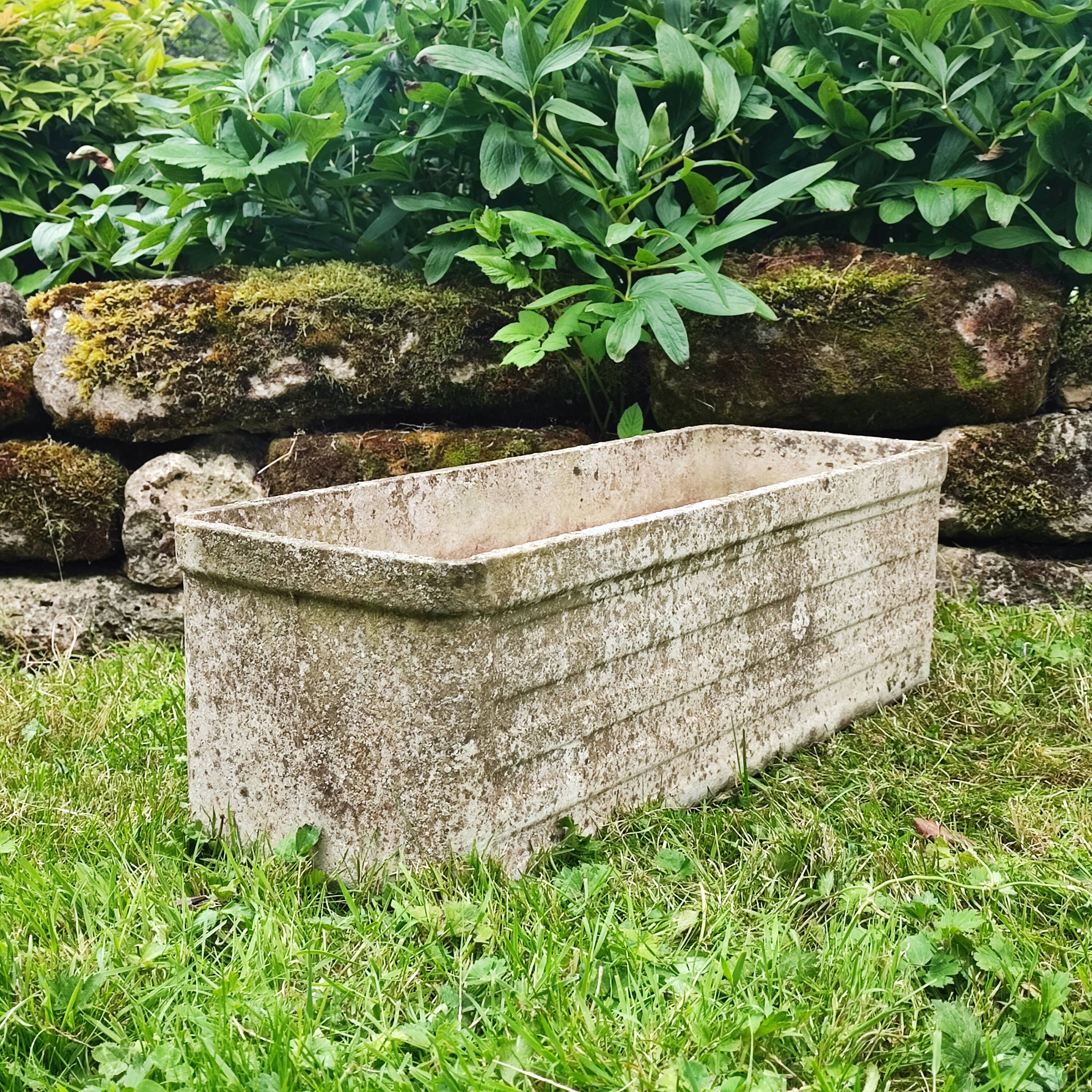 Vintage rectangular planter