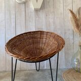 Pair of armchairs "baskets"