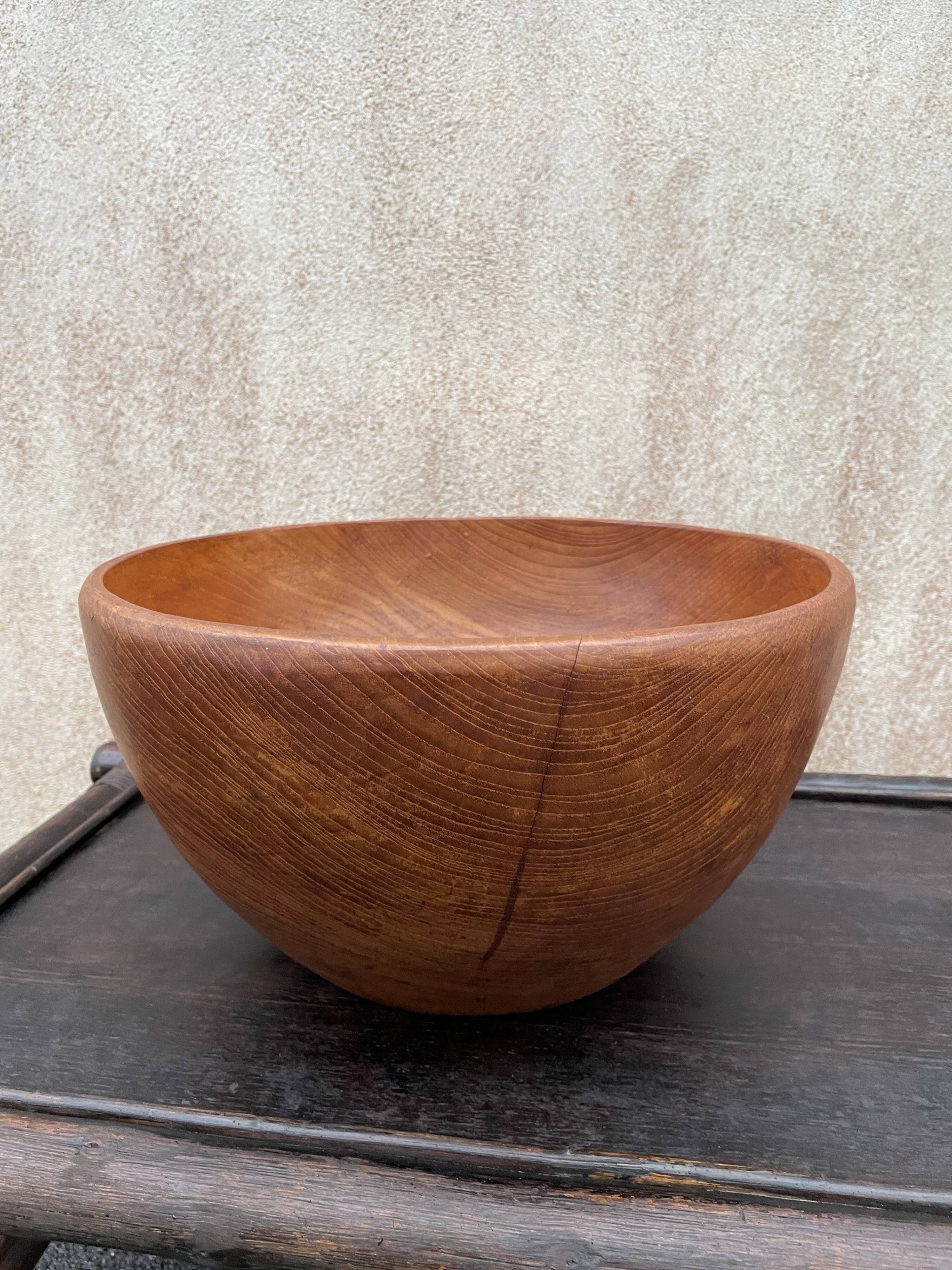 XXL teak bowl 1960
