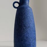 Mid-Century Ceramic Jug Vase by Ceramano, Blue Glaze, West Germany