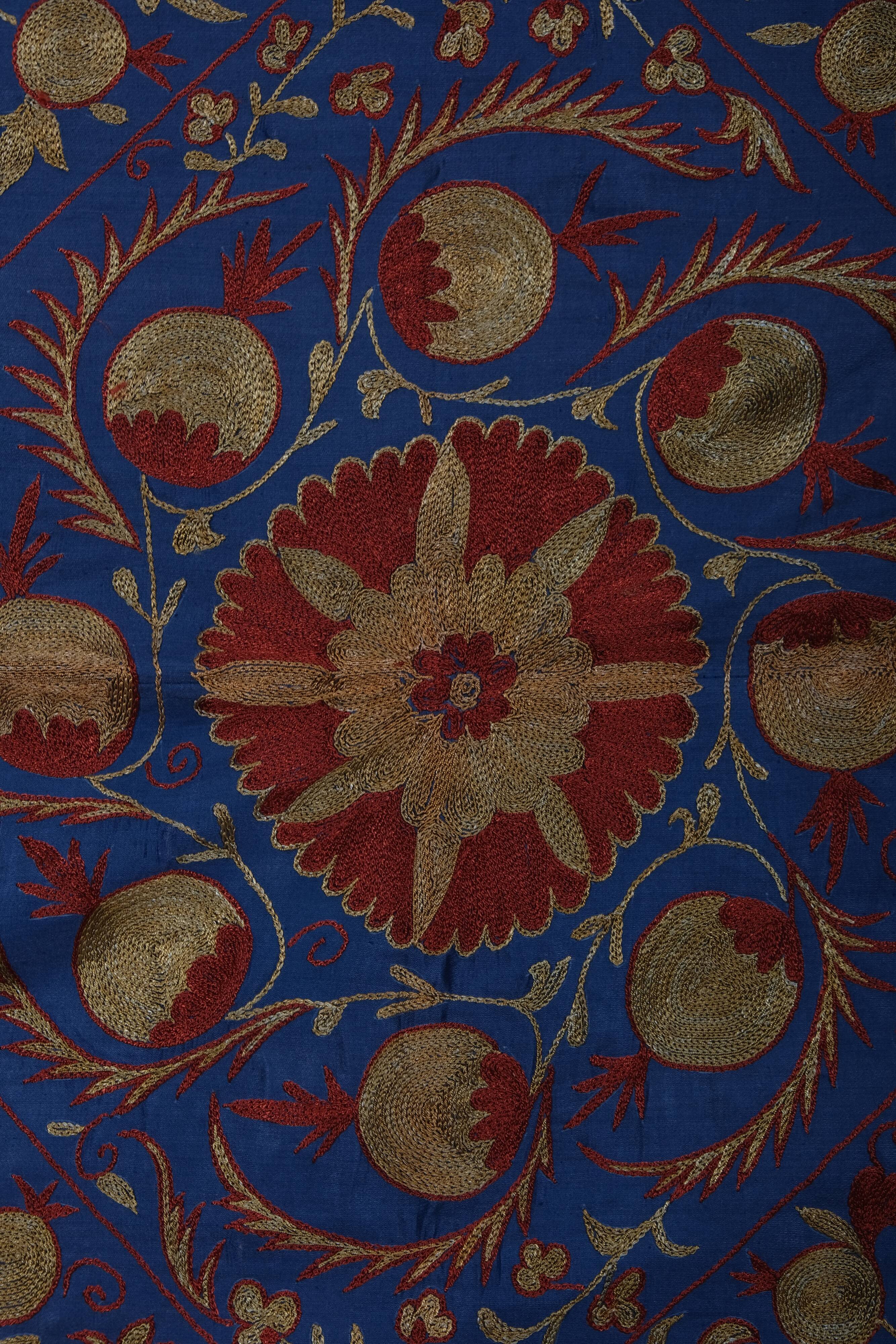 Hand knotted rug, vintage Turkish rug 100x194 cm