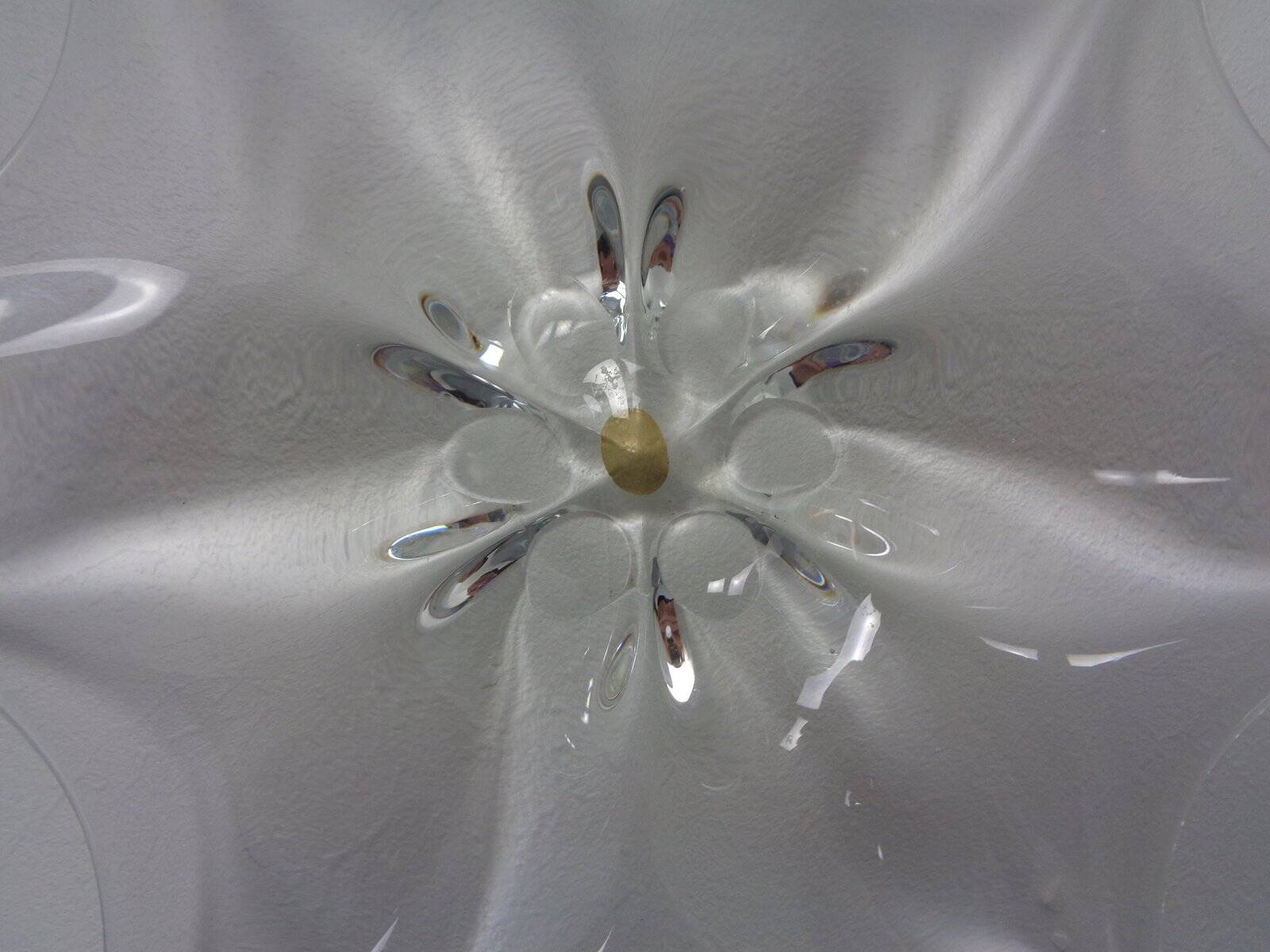 Large Italian Murano Glass Bowl, 1960s