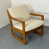 Mid-Century Scandinavian design Lounge Chair in Teak from CFC Silkebo