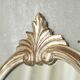 Miroir mural néoclassique en bois milieu du siècle