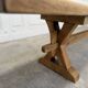 Solid oak bench from the 1950s