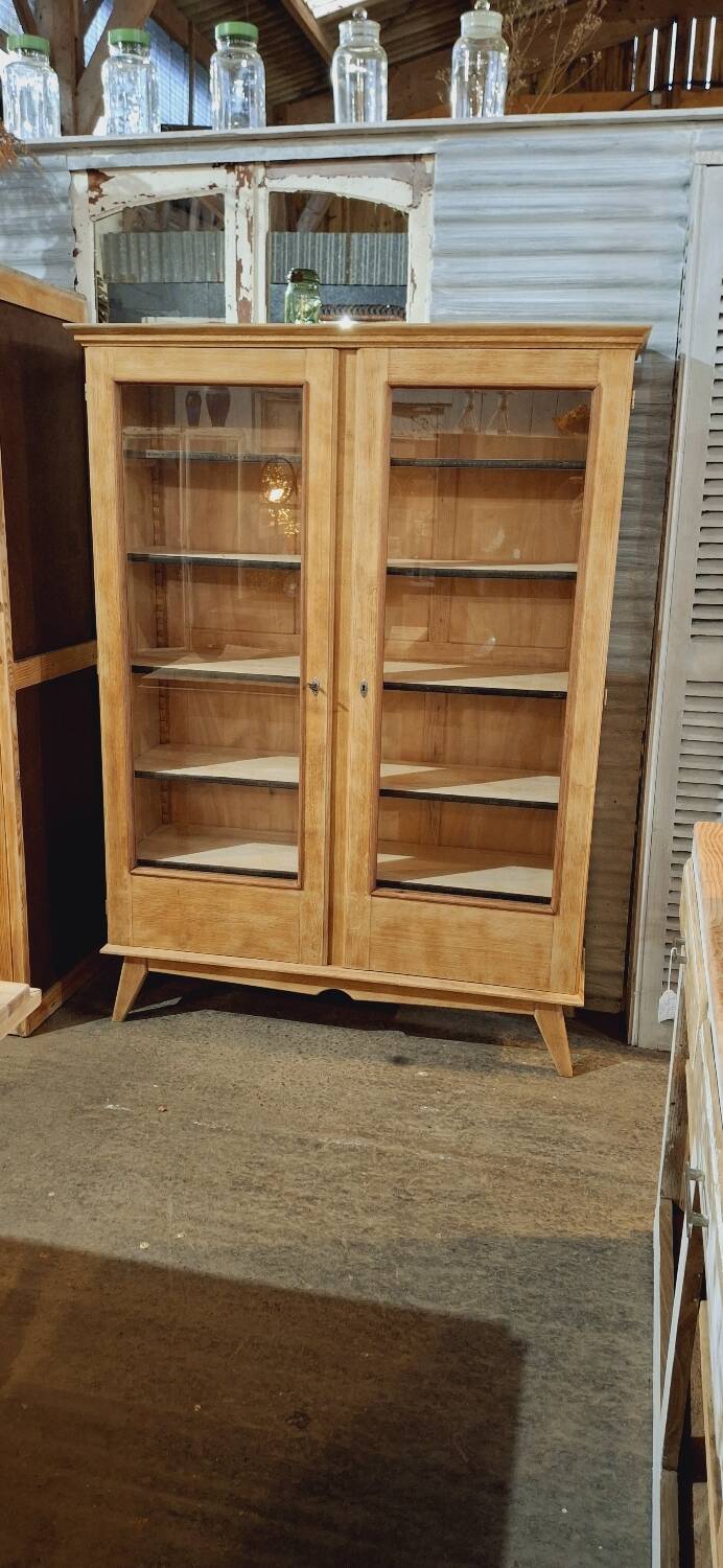 Old glass cabinet