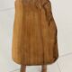 Olive wood stool, France 1970s