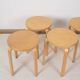 Ikea stools, frosta model, from the 90s. set of 4.