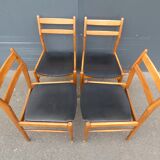 Set of 4 scandinavian chairs